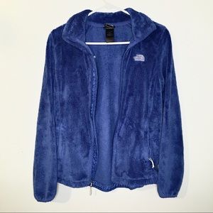 Blue North Face jacket